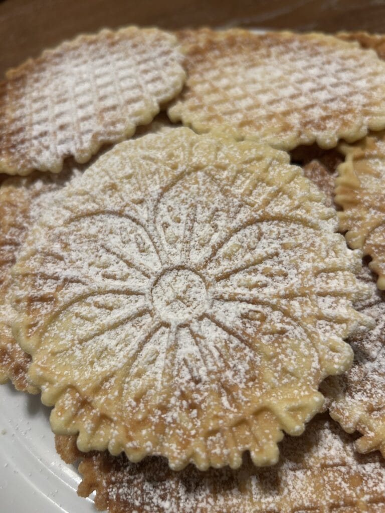 Homemade Italian Pizzelle